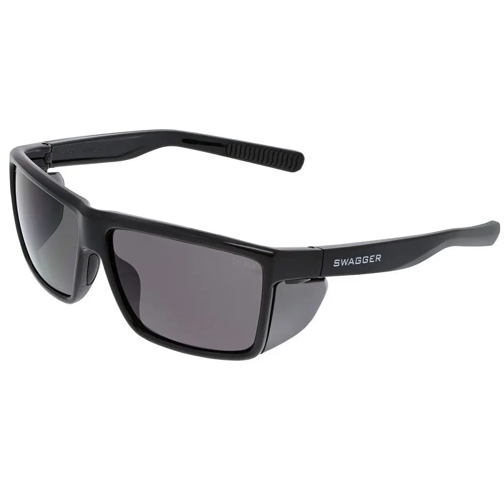 MCR Swagger SR212 Safety Glasses Soft TPR Nose Pad Gray Lens