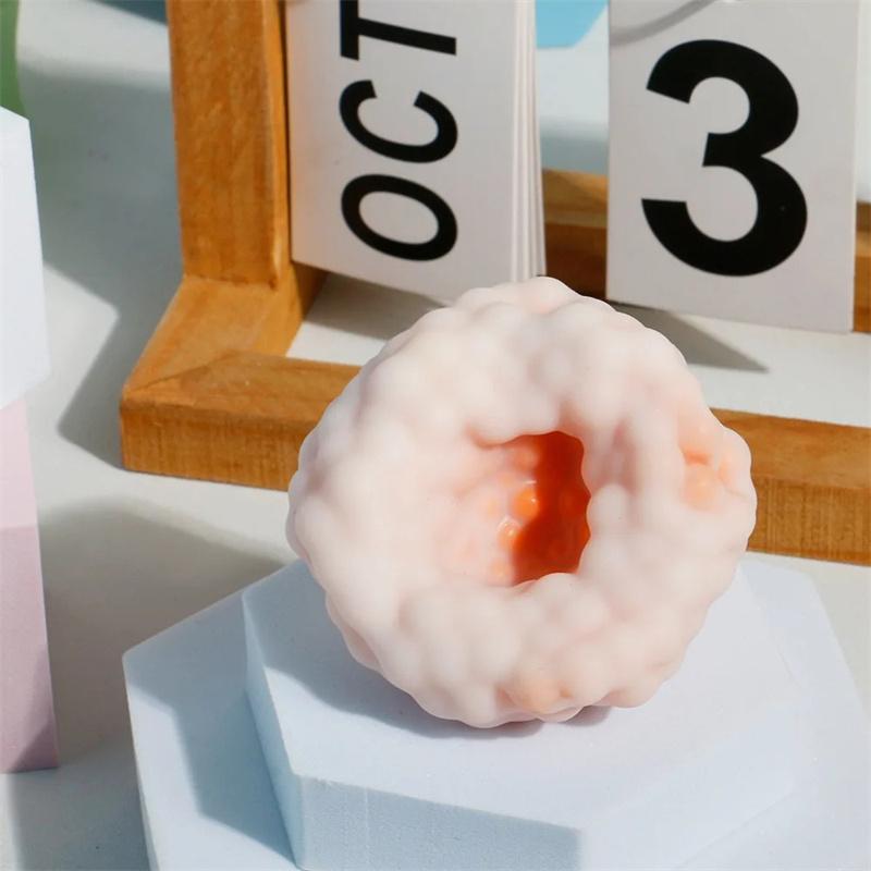 Shapeable Vacuum Squishies Sand Ball Grape Stress Ball Stress Relief Noisy Ball Desktop Squeezing Soothing Toy Birthday Gift #TTMN