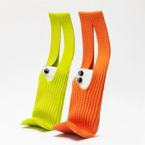 New Knitted Phone Bag Series, 3D Folded Aesthetic Design, Compatible iPhone Pocket, Stylish Mobile Accessory