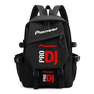 Pioneer Pro DJ Backpack, High-Quality Korean-Style Fashion Laptop Bag for Teenage Students, Unisex Luggage Bag