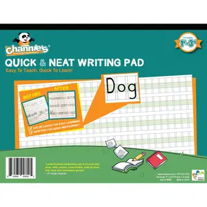 Quick & Neat Handwriting Practice Pad – Visual Blank Handwriting Paper with Color-Coded Guides