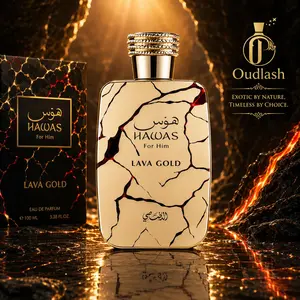 Rasasi | Hawas | Lava Gold | Men's Fragrance | 100 ML | Eau De Parfum | Pineapple - Grapefruit & Apple
