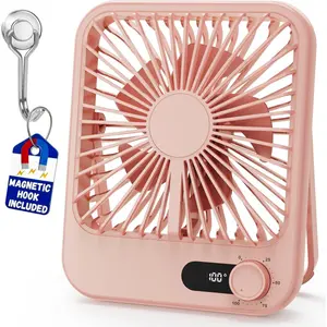 Travel Fan for Sleeping, Portable Fan for Summer Essentials, Small Desk Fan Rechargeable 100 Speed Wind for Beach FanTravel Essentials, Summer Must Haves Accessories Gifts for Women Teens Girl Pink