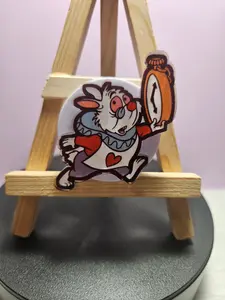 Phone Grip-White Rabbit Mad Hatter