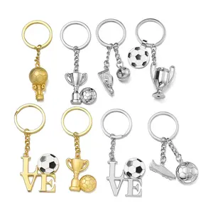 1pcs Fashion  Keychain Men Gifts Key Chain Soccer Shoes and  Car Key Ring Gift Party Keychains Jewelry