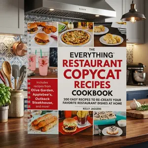 The Everything Restaurant Copycat Recipes Cookbook: Homemade Restaurant-Style Meals, Popular Comfort Food Recipes, Easy Family Dinner Ideas, Everyday Cooking Inspiration & Favorite Takeout-Style Dishes Made Simple