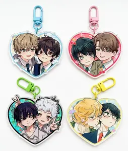 BL Couple Acrylic Keychain – Lost in the Cloud, Summer Hikaru Died, Cherry Magic, Doukyusei & more