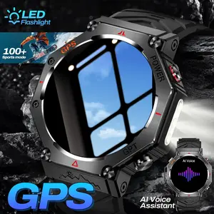 New Men's Smartwatch, Fashion Octagonal Dial, GPS Precision Location, 3atm Waterproof, Voice Assistant, Ai Watch Face, Call Function
