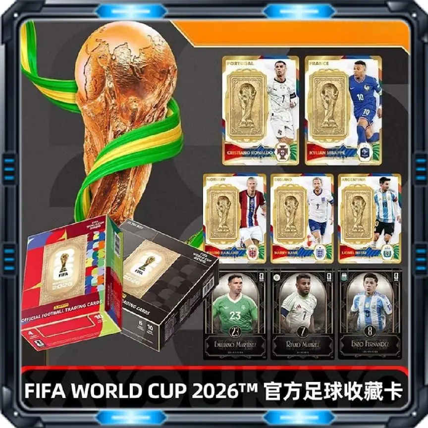 PANINI × KAYOU FIFA World Cup 2026 Trading Cards Interconnected Pattern Unlimited Potential Exquisite Gift Original Box
