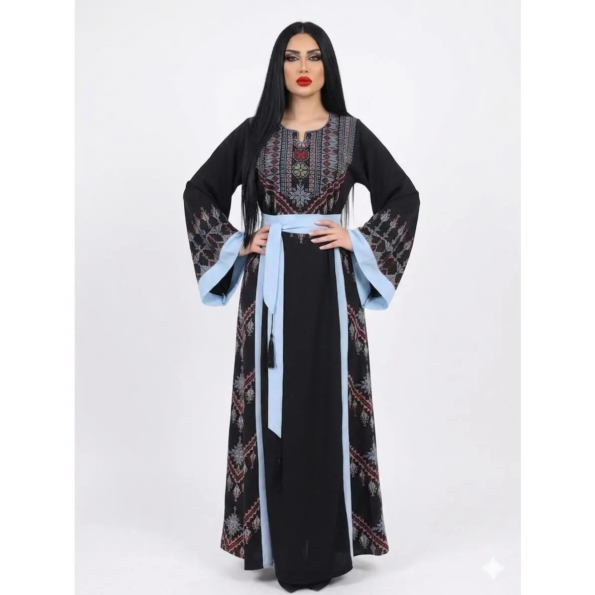 Assal Thobe - Women's Traditional Thobe, Dress, Abaya, Perfect for Eid, Ramadan, Gifts for Her, Lady, Breathable, Casual Wear, Elegant, Everyday, Modesty Wear, Effortless Movement, Embroidery, Assal Thobe Set