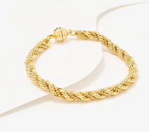 David Markstein Premier Duetto Hand Crafted Rope & Box Chain Bracelet