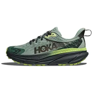 Hoka One One Challenger ATR 7 Men's Low-Cut Hiking Shoes with Comfort, Durability, and Slip Resistance in Light Green Trending Shoes, House White Official Shoes to Get / Maison Mihara