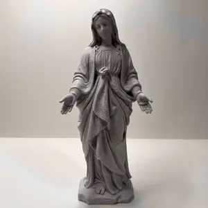 The Virgin Mary, Our Lady of Grace Marble Plastic Statue
