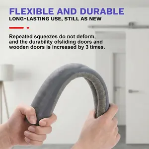 Self-Adhesive Door Bottom Sealing Strip, Soundproof Draft Blocker, Windproof Stopper, Anti-Cockroach, Fits 30-36" Doors, Quick Easy Installation, Versatile Fit