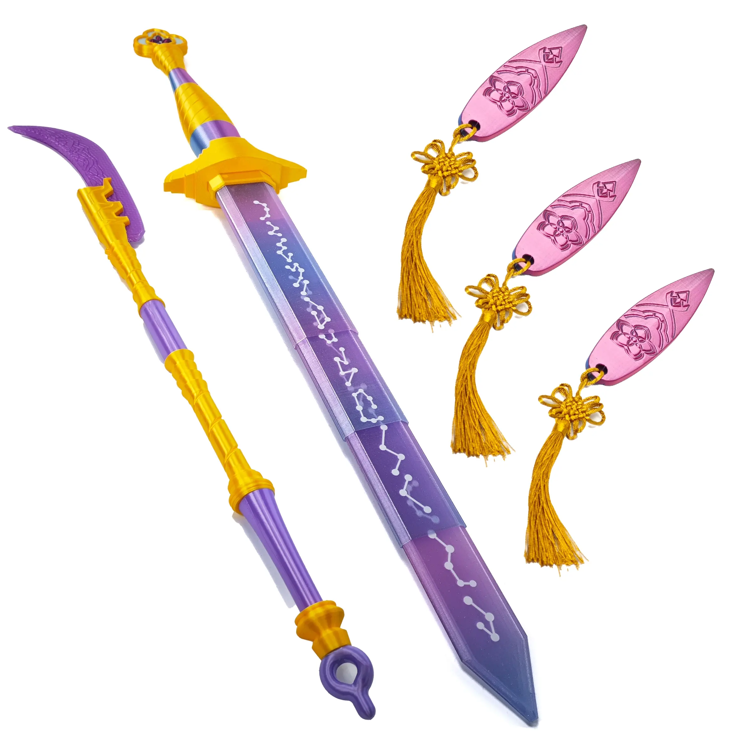 Christmas Gift 3D Printed Korean Pop Girl Group Decoration Props Cosplay Handheld Costume Cosplay Accessory Cool Sword Model Kpop Theme New Year Present Accessories Party Accessory