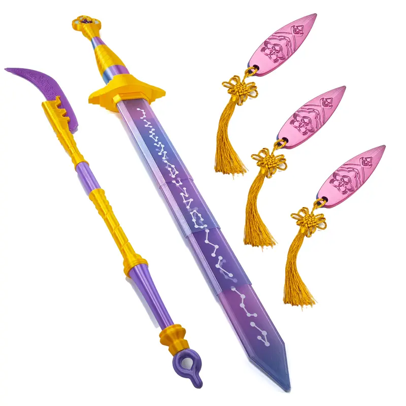 Christmas Gift 3D Printed Korean Pop Girl Group Decoration Props Cosplay Handheld Costume Cosplay Accessory Cool Sword Model Kpop Theme New Year Present Accessories Party Accessory