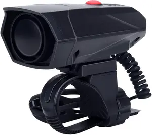 A14 110dB Electric  Horn - 5 Sound Modes, Loud Bicycle Handlebar  Bell with Free , Ideal  for  & Adults - Safe & Easy Cycling Alert