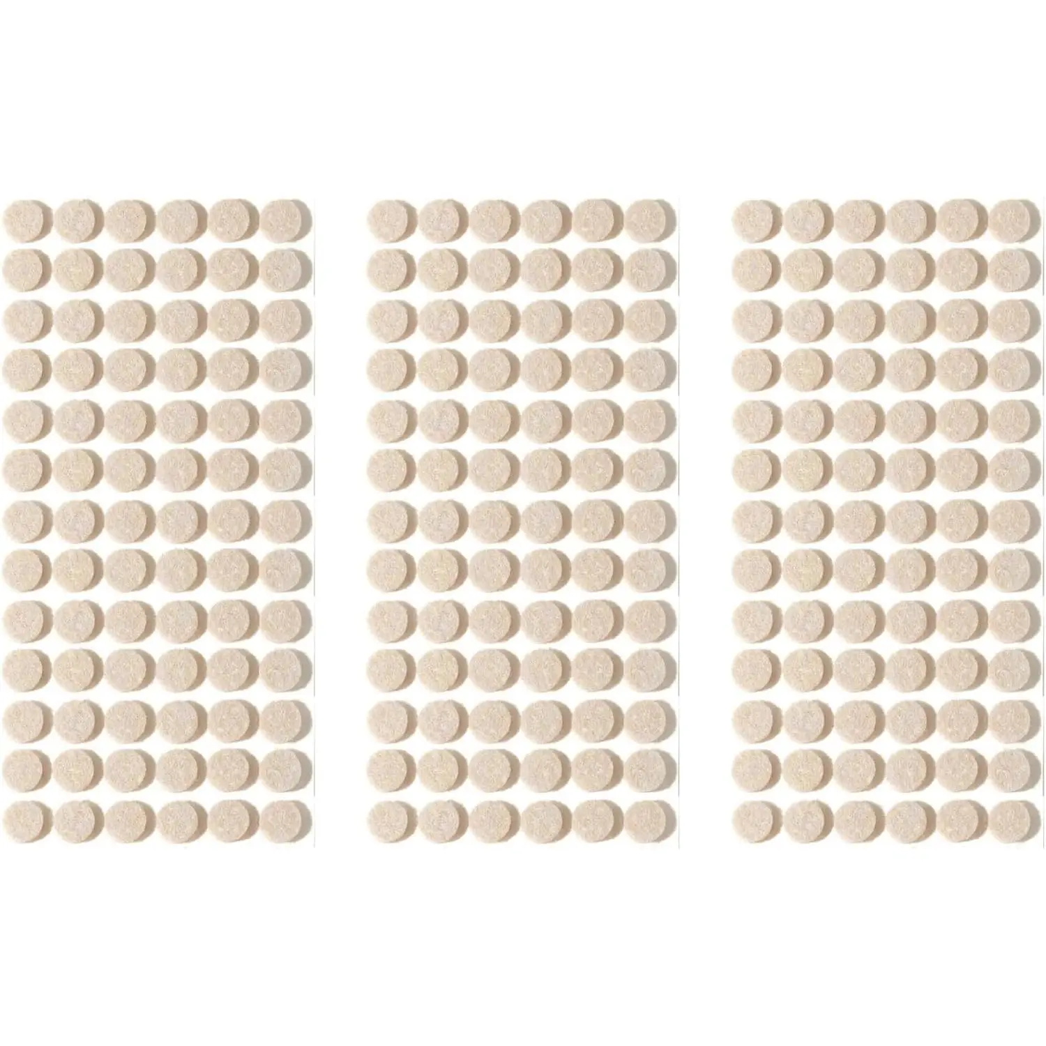 Felt Pads Small 3/8" Felt Pads for Cabinet Doors Bumpers, Cabinet Cushion Dots Felt Cabinet Door Stops, Self Adhesive Thick Bumper Pads to Protect Surfaces -Anti Scratch 234 count Round Beige