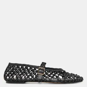 Dolce Vita CLAIR BALLET FLATS BLACK WOVEN LEATHER