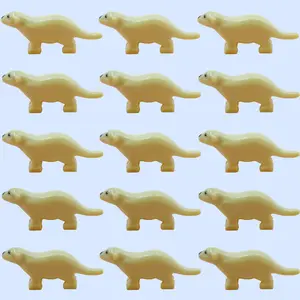 Otter Building Blocks, DIY Animal Blocks, Tropical Forest Pool Fish Tank Scene Matching Toys, Birthday Gift