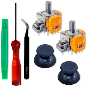 Hall Effect Joysticks UPGRADE Kit for  5 Dualsense Controllers - Fixes Stick Drift, Broken, and Loose Joysticks (2 Pack)