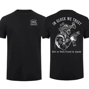 In Glock We Trust T-Shirt |       Built for Power, Trusted by Legends |       Tactical Unisex Cotton Tee, Made in USA