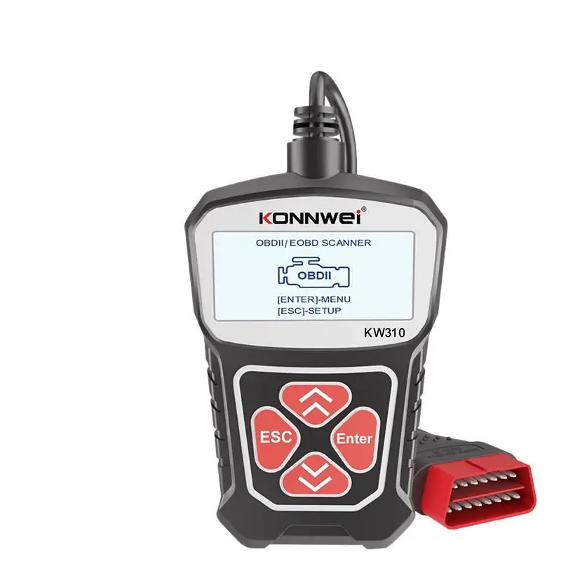 Professional Handheld Automotive Diagnostic Code Reader - Fault Scanner with Code Reading/Reset, Multi-System Scan, USB Update, Durable Casing, Emissions Inspections Compatibility for Common Vehicle Models