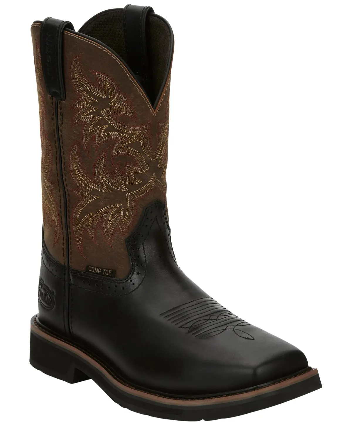 Justin Men's Men'S Driller Western Work Boot Composite Toe - Se4818
