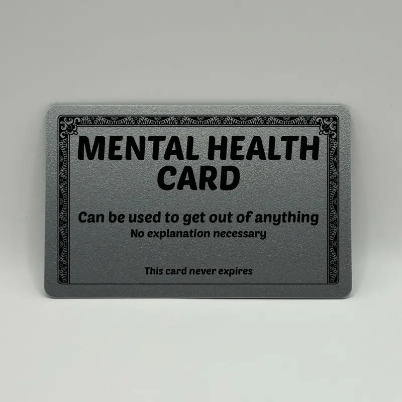 Plastic Mental Health Awareness Card for your wallet