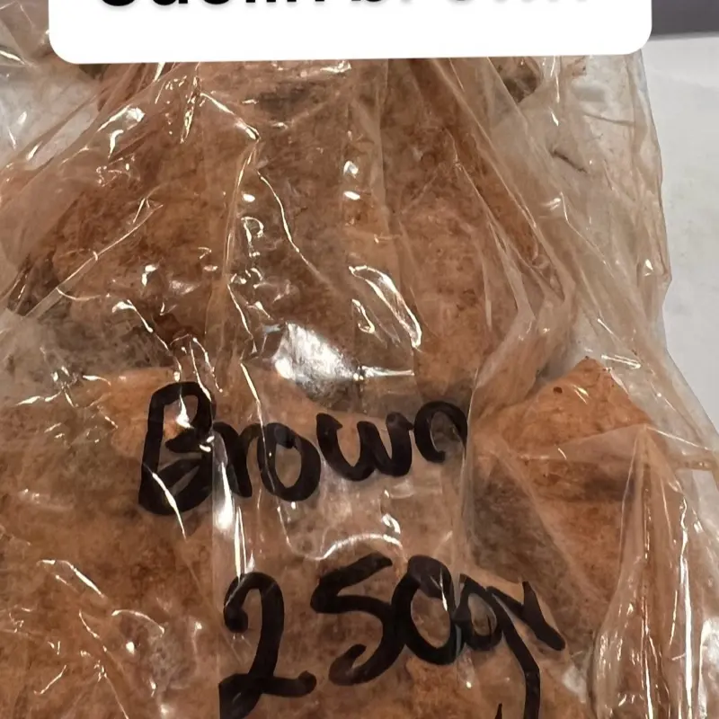 Caolin Brown. Clay brown 250 grams made in mexico