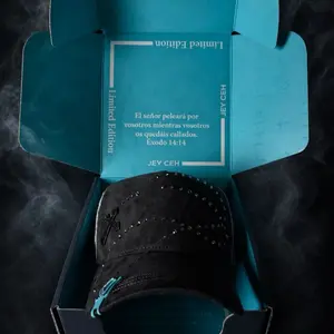 Hat Grey/Tiffany 14-14 Exodo Full Set Crystals