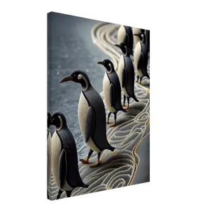 Needlepoint Penguins