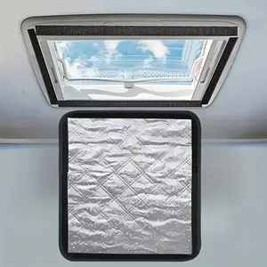 RV sunroof shade, sun insulation, sun blocking, foldable sunshade, easy to install, suitable for RV, camper and trailer sunroof