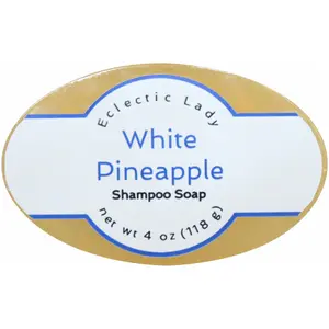 White Pineapple Handmade Shampoo Soap