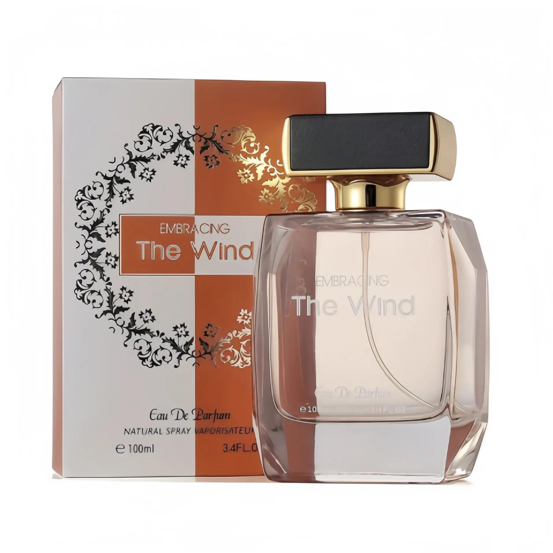 Women's Perfume - Soft floral, fruity, and woody notes. 100ml women's perfume with long-lasting citrus, floral, and woody scents, containing lemon, pear, jasmine, rose, cedar, musk, and amber. A gentle mix of floral, fruity, and woody aromas.