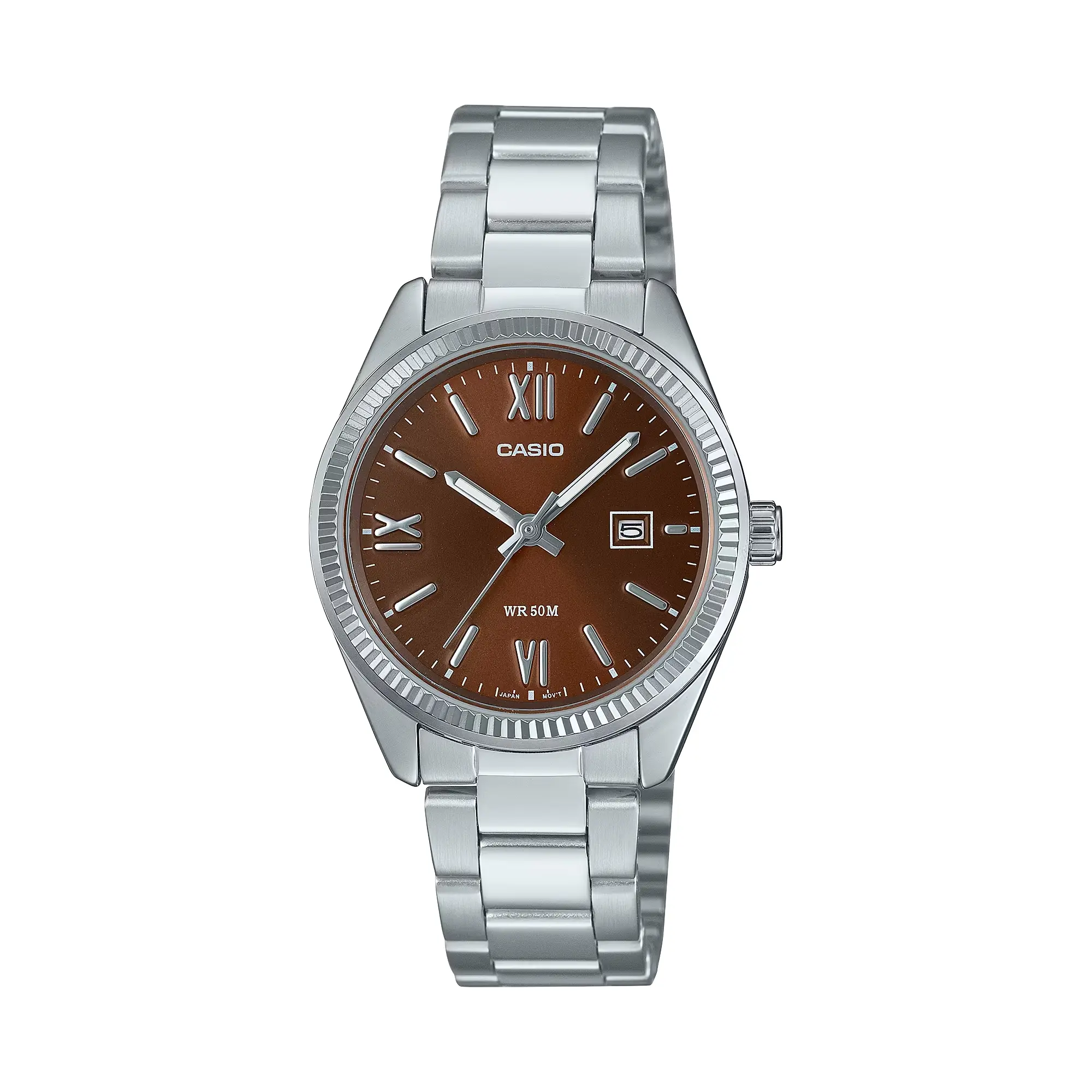 Casio Women’s Brown Dial Analog Stainless Steel Watch - LTP-1302DD-5AVDF