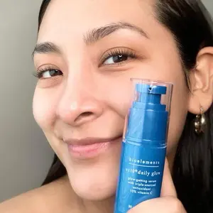 Brioelements VC10 Daily Glow Serum with Triple-Sourced Antioxidant 10% Vitamin C for Radiant Skin. 1 oz