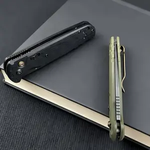 High-Quality EDC Pocket Tool Set – Durable D2 Steel, G10 Handle & Button Lock for Outdoor Activities, Travel & Gift Giving