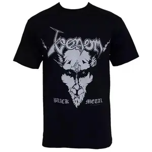 Men's T-Shirt Venom Black Metal Band Logo Tee – Razamataz Vintage Shirt