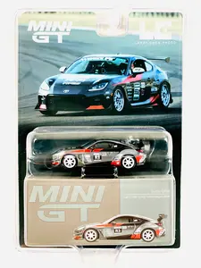 Mini GT Mijo Exclusive Toyota GR86  Larry Chen’s HKS Turbocharged GR86 Grey #820