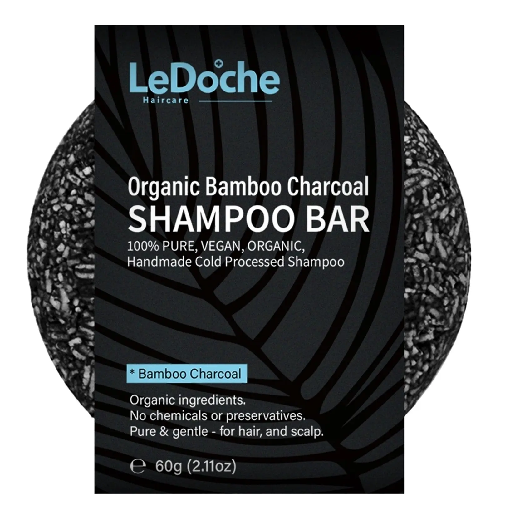 LeDoche Organic Bamboo Charcoal Shampoo Bar LeDoche Organic Bamboo Charcoal Shampoo Bar