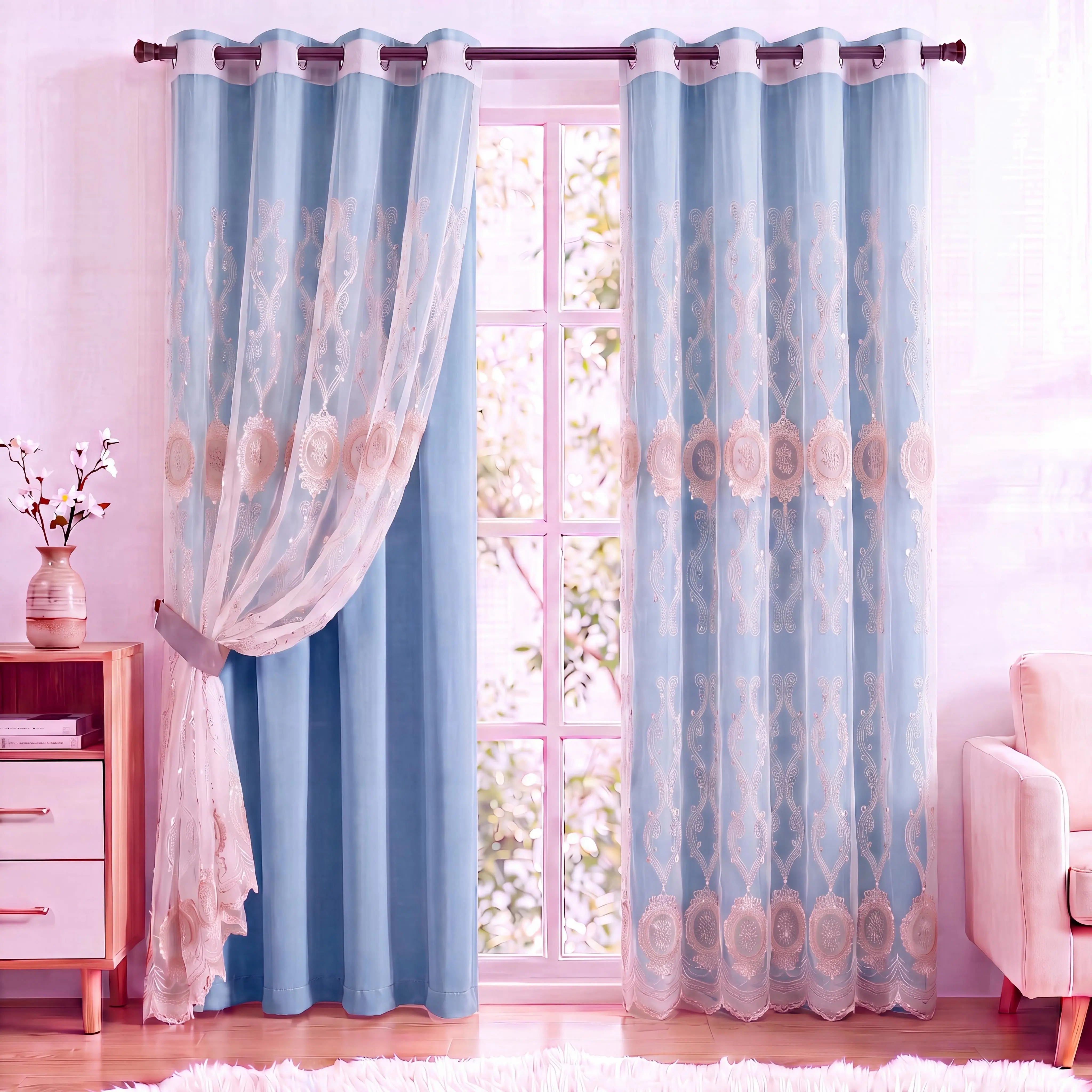 Sky blue+Ivory QF75