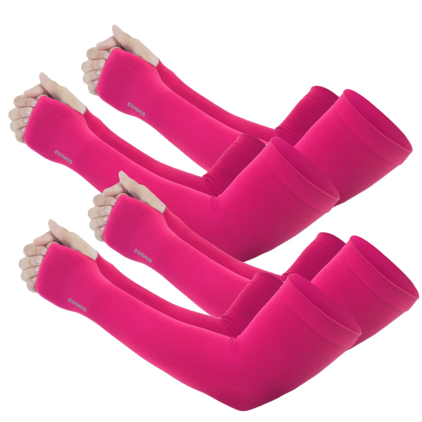 4 Pair-Hot Pink