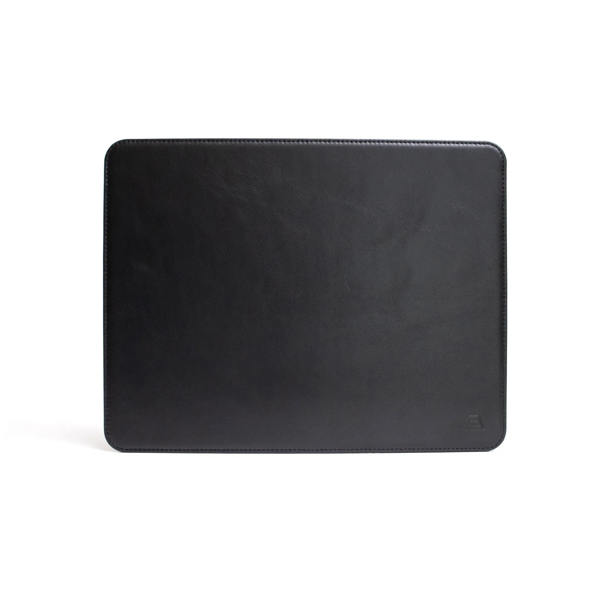 Andar Artisan Rectangular Desk Mouse Pad - Full-Grain Oil-Waxed Leather, Hidden Steel Core, Sleek Non-Slip Base, 11"w x 3/16"h x 8 7/8"l, for Work & Home Office Computer Accessories