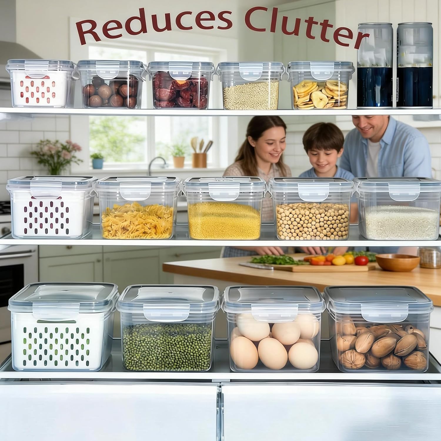5 Pcs Fridge Fruit Storage Containers With Removable Baskets, Fridge Fruit Containers With Lids, Leak-Proof Food Storage Containers Suitable For Storing Salads, Berries, Vegetables And Meat In The Fridge. 5 Pcs Fridge Fruit Storage Containers With Removable Baskets, Fridge Fruit Containers With Lids, Leak-Proof Food Storage Containers Suitable For Storing Salads, Berries, Vegetables And Meat In The Fridge.