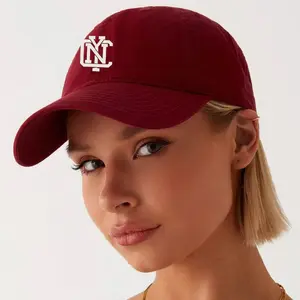 American City  Abbreviation Letter Embroidery Three-Dimensional Design Comfortable Fittable and Casual Summer Baseball Cap Fashionable Baseball Cap Embroidery Hat