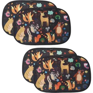 2 Pack  Cartoon  Window Sun Shades for  - 21x14 Inches -  Sun Shades - Glare and UV Rays Protection  Window Shades, Suitable for SUVs, Minivans and Full Size