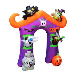 Haunted Hill Farm 9-Ft. Inflatable Pre-Lit Arch
