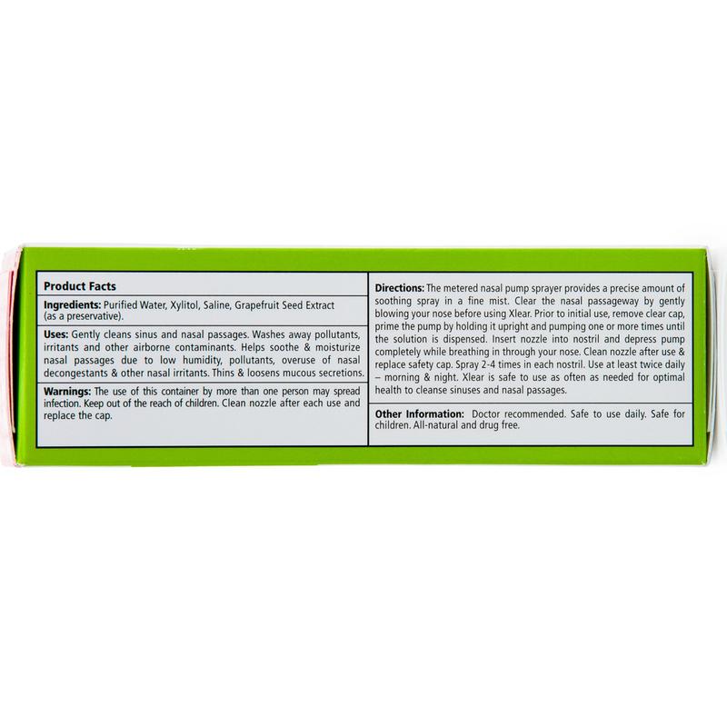Xlear, (4 Pack) Xylitol Saline Nasal Spray, Fast Relief, 1.5 fl oz (45 ml)