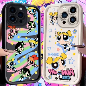 Rainbow Star Cute Cartoon Phone Case for iPhone 17 16 15 14 13 12 11 Pro Max Air, Kawaii Character Design Shockproof Soft TPU Bumper Cover